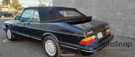 1988 Saab 900 из США, поврежденный, VIN YS3AT76L3J7040435